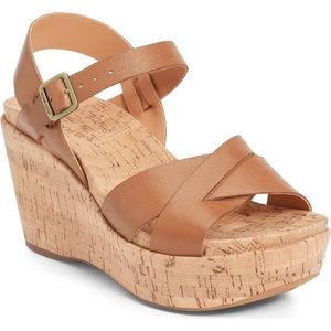 Kork-Ease Women’s Ava Classic Brown Cork Wedges Size 9